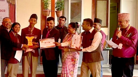 TRIUMPH in ORATORY COMPETITION